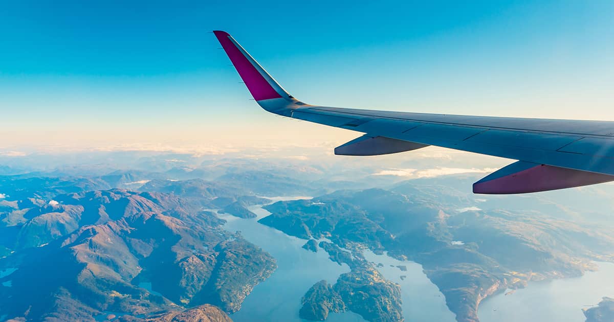 View from a plane